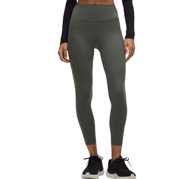 Lululemon Fast and Free High-Rise Tight 5 Pocket in Palm Deco Size 4 - Picture 1 of 10